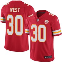 Nike Kansas City Chiefs #30 Charcandrick West Red Team Color Men's Stitched NFL Vapor Untouchable Limited Jersey
