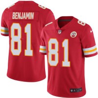 Nike Kansas City Chiefs #81 Kelvin Benjamin Red Team Color Men's Stitched NFL Vapor Untouchable Limited Jersey