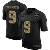 Kansas City Kansas City Chiefs #9 JuJu Smith-Schuster Men's Nike 2020 Salute To Service Camo Limited NFL Jersey Black