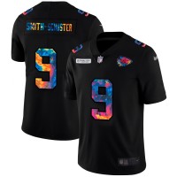 Kansas City Kansas City Chiefs #9 JuJu Smith-Schuster Men's Nike Multi-Color Black 2020 NFL Crucial Catch Vapor Untouchable Limited Jersey