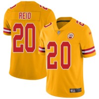 Nike Kansas City Chiefs #20 Justin Reid Gold Men's Stitched NFL Limited Inverted Legend Jersey