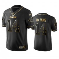Nike Kansas City Chiefs #14 Sammy Watkins Black Golden Limited Edition Stitched NFL Jersey