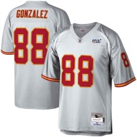Kansas City Kansas City Chiefs #88 Tony Gonzalez Mitchell & Ness NFL 100 Retired Player Platinum Jersey