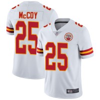 Nike Kansas City Chiefs #25 LeSean McCoy White Men's Stitched NFL Vapor Untouchable Limited Jersey