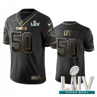 Nike Kansas City Chiefs #50 Darron Lee Black Golden Super Bowl LIV 2020 Limited Edition Stitched NFL Jersey