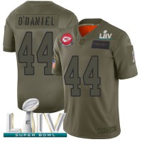 Nike Kansas City Chiefs #44 Dorian O'Daniel Camo Super Bowl LIV 2020 Men's Stitched NFL Limited 2019 Salute To Service Jersey