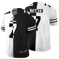 Kansas City Kansas City Chiefs #7 Harrison Butker Men's Black V White Peace Split Nike Vapor Untouchable Limited NFL Jersey