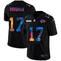 Kansas City Kansas City Chiefs #17 Mecole Hardman Men's Nike Multi-Color Black 2020 NFL Crucial Catch Vapor Untouchable Limited Jersey