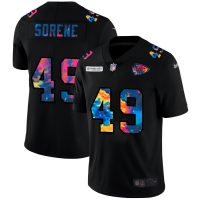 Kansas City Kansas City Chiefs #49 Daniel Sorensen Men's Nike Multi-Color Black 2020 NFL Crucial Catch Vapor Untouchable Limited Jersey