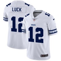 Indianapolis Indianapolis Colts #12 Andrew Luck Nike White Team Logo Vapor Limited NFL Jersey