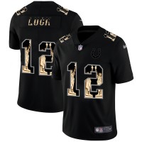 Indianapolis Indianapolis Colts #12 Andrew Luck Carbon Black Vapor Statue Of Liberty Limited NFL Jersey