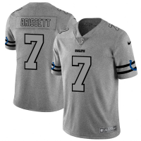 Indianapolis Indianapolis Colts #7 Jacoby Brissett Men's Nike Gray Gridiron II Vapor Untouchable Limited NFL Jersey