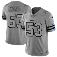 Indianapolis Indianapolis Colts #53 Darius Leonard Men's Nike Gray Gridiron II Vapor Untouchable Limited NFL Jersey
