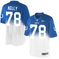 Nike Indianapolis Colts #78 Ryan Kelly Royal Blue/White Men's Stitched NFL Elite Fadeaway Fashion Jersey
