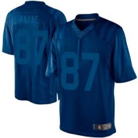 Nike Indianapolis Colts #87 Reggie Wayne Royal Blue Men's Stitched NFL Drenched Limited Jersey