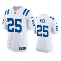 Indianapolis Indianapolis Colts #25 Marlon Mack Men's Nike White 2020 Vapor Limited Jersey