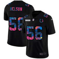 Indianapolis Indianapolis Colts #56 Quenton Nelson Men's Nike Multi-Color Black 2020 NFL Crucial Catch Vapor Untouchable Limited Jersey