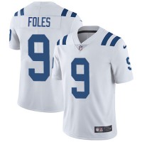 Nike Indianapolis Colts #9 Nick Foles Men's Nike White Retired Player Limited Jersey