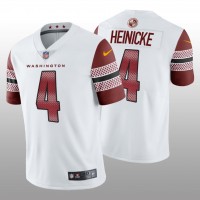 Washington Washington Commanders #4 Taylor Heinicke Men's Nike Vapor Limited NFL Jersey - White