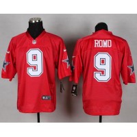 Nike Dallas Cowboys #9 Tony Romo Red Men's Stitched NFL Elite QB Practice Jersey