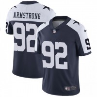 Nike Dallas Cowboys #92 Dorance Armstrong Navy Blue Thanksgiving Men's Stitched NFL Vapor Untouchable Limited Throwback Jersey