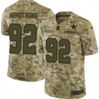 Nike Dallas Cowboys #92 Dorance Armstrong Camo Men's Stitched NFL Limited 2018 Salute To Service Jersey