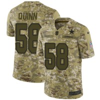 Nike Dallas Cowboys #58 Robert Quinn Camo Men's Stitched NFL Limited 2018 Salute To Service Jersey