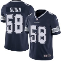 Nike Dallas Cowboys #58 Robert Quinn Navy Blue Team Color Men's Stitched NFL Vapor Untouchable Limited Jersey