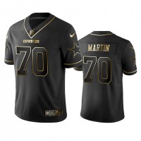Nike Dallas Cowboys #70 Zack Martin Black Golden Limited Edition Stitched NFL Jersey