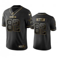 Nike Dallas Cowboys #82 Jason Witten Black Golden Limited Edition Stitched NFL Jersey