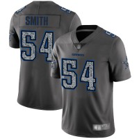 Nike Dallas Cowboys #54 Jaylon Smith Gray Static Men's Stitched NFL Vapor Untouchable Limited Jersey