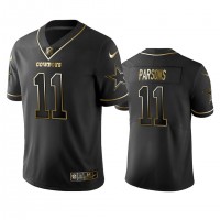 Nike Dallas Cowboys #11 Micah Parsons Black/Gold Men's Stitched NFL Vapor Untouchable Limited Jersey