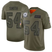 Nike Dallas Cowboys #54 Jaylon Smith Camo Men's Stitched NFL Limited 2019 Salute To Service Jersey