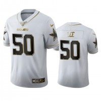 Dallas Dallas Cowboys #50 Sean Lee Men's Nike White Golden Edition Vapor Limited NFL 100 Jersey