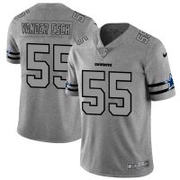 Dallas Dallas Cowboys #55 Leighton Vander Esch Men's Nike Gray Gridiron II Vapor Untouchable Limited NFL Jersey