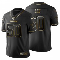 Dallas Dallas Cowboys #50 Dean Lee Men's Nike Black Golden Limited NFL 100 Jersey