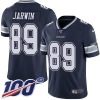 Nike Dallas Cowboys #89 Blake Jarwin Navy Blue Team Color Men's Stitched NFL 100th Season Vapor Untouchable Limited Jersey
