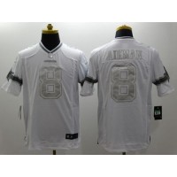 Nike Dallas Cowboys #8 Troy Aikman White Men's Stitched NFL Limited Platinum Jersey