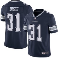 Nike Dallas Cowboys #31 Trevon Diggs Navy Blue Team Color Men's Stitched NFL Vapor Untouchable Limited Jersey