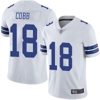 Nike Dallas Cowboys #18 Randall Cobb White Men's Stitched NFL Vapor Untouchable Limited Jersey