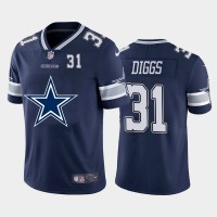 Dallas Dallas Cowboys #31 Trevon Diggs Navy Blue Men's Nike Big Team Logo Player Vapor Limited NFL Jersey