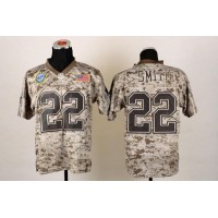 Nike Dallas Cowboys #22 Emmitt Smith Camo Men's Stitched NFL New Elite USMC Jersey