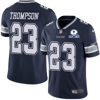 Nike Dallas Cowboys #23 Darian Thompson Navy Blue Team Color Men's Stitched With Established In 1960 Patch NFL Vapor Untouchable Limited Jersey