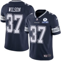 Nike Dallas Cowboys #37 Donovan Wilson Navy Blue Team Color Men's Stitched With Established In 1960 Patch NFL Vapor Untouchable Limited Jersey