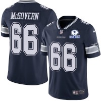Nike Dallas Cowboys #66 Connor McGovern Navy Blue Team Color Men's Stitched With Established In 1960 Patch NFL Vapor Untouchable Limited Jersey