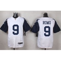 Nike Dallas Cowboys #9 Tony Romo White Men's Stitched NFL Elite Rush Jersey