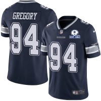 Nike Dallas Cowboys #94 Randy Gregory Navy Blue Team Color Men's Stitched With Established In 1960 Patch NFL Vapor Untouchable Limited Jersey
