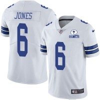 Nike Dallas Cowboys #6 Chris Jones White Men's Stitched With Established In 1960 Patch NFL Vapor Untouchable Limited Jersey