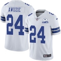 Nike Dallas Cowboys #24 Chidobe Awuzie White Men's Stitched With Established In 1960 Patch NFL Vapor Untouchable Limited Jersey