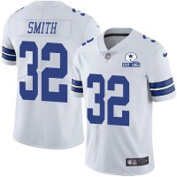 Nike Dallas Cowboys #32 Saivion Smith White Men's Stitched With Established In 1960 Patch NFL Vapor Untouchable Limited Jersey
